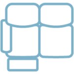 Marquis LAF Power Headrest Loveseat Single Recliner - Image 3