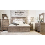 Highland Park Dresser/mirror, Waxed Driftwood - Image 4