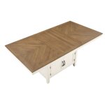 Hyland 80-inch Counter Table W/20-inch Leaf, Brown - Image 9