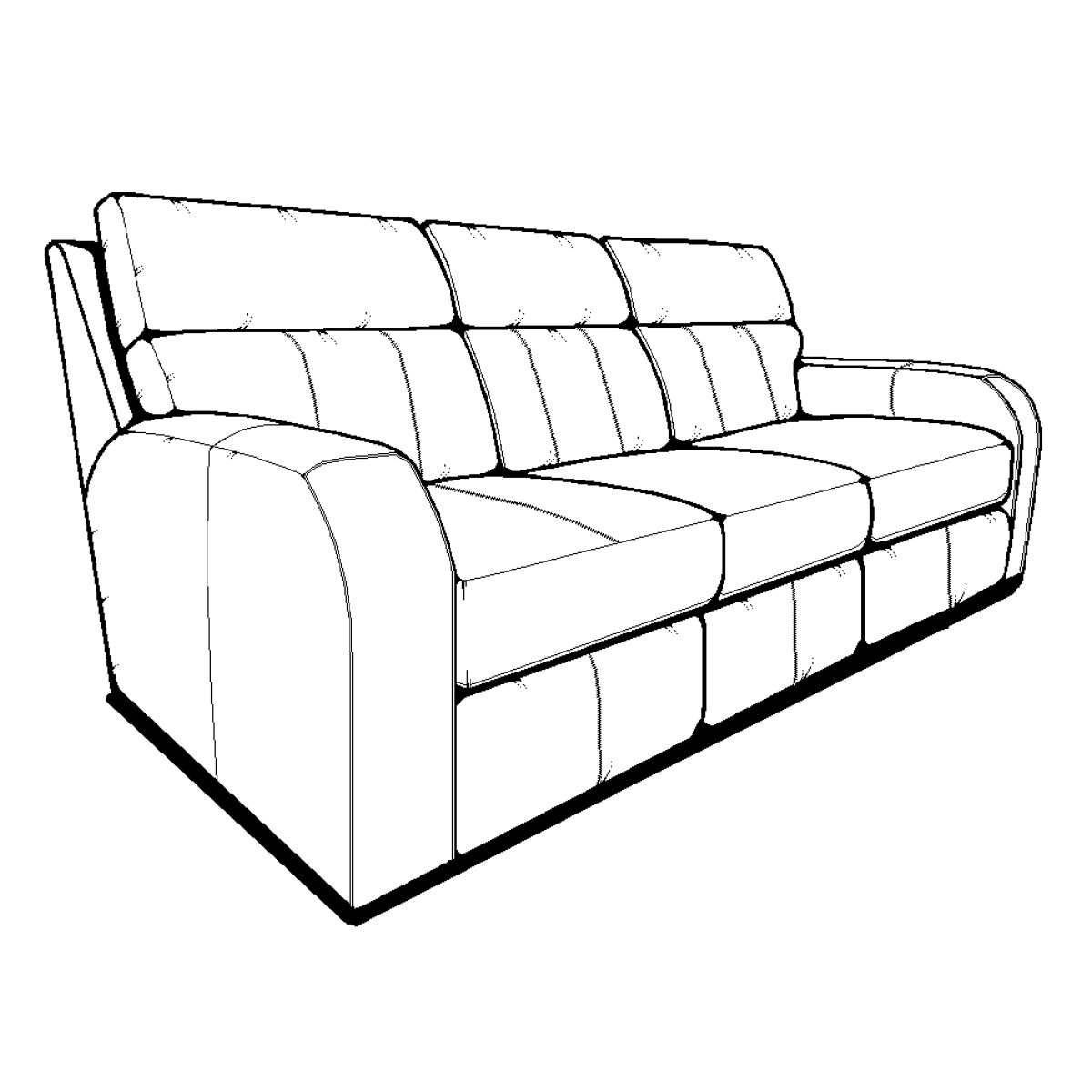 15e885a891f54f2b61c00fd0367fdf97 M3844P Power Sofa - Image 1