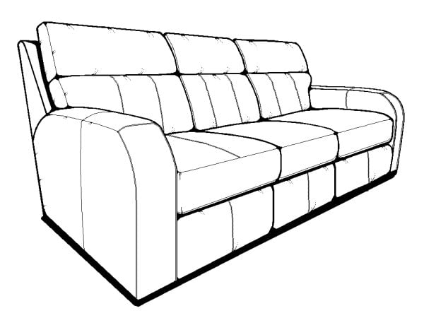 M3844P Power Sofa