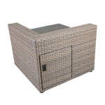Tamyra Resin Wicker Side Table & Ottoman - Image 15