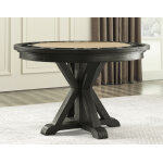 Rylie Trestle Table Base, Black Finish - Image 7