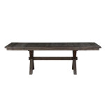 Riverdale Dining Table Top W/2 – 12-inch Leaves, Black - Image 3