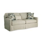 Casual Retreat Living Room Slipcovered Queen Sleeper 937447-68bd
