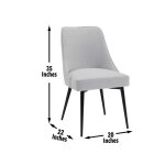 Colfax Side Chair Stone - Image 3