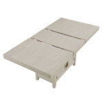 Garland 60-80″ Counter Table With 20″ Leaf, Greige Finish - Image 22