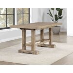 Napa 108-inch Counter Table With/2 18-inch Leaves, Sand - Image 7