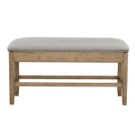 Grayson 24″ Counter Storage Bench W/nailhead Trim