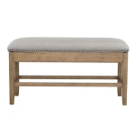Grayson 24″ Counter Storage Bench W/nailhead Trim