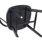 Willow Solid Wood Dining Chair, Black - Image 10