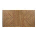 Hyland 80-inch Counter Table W/20-inch Leaf, Brown - Image 8