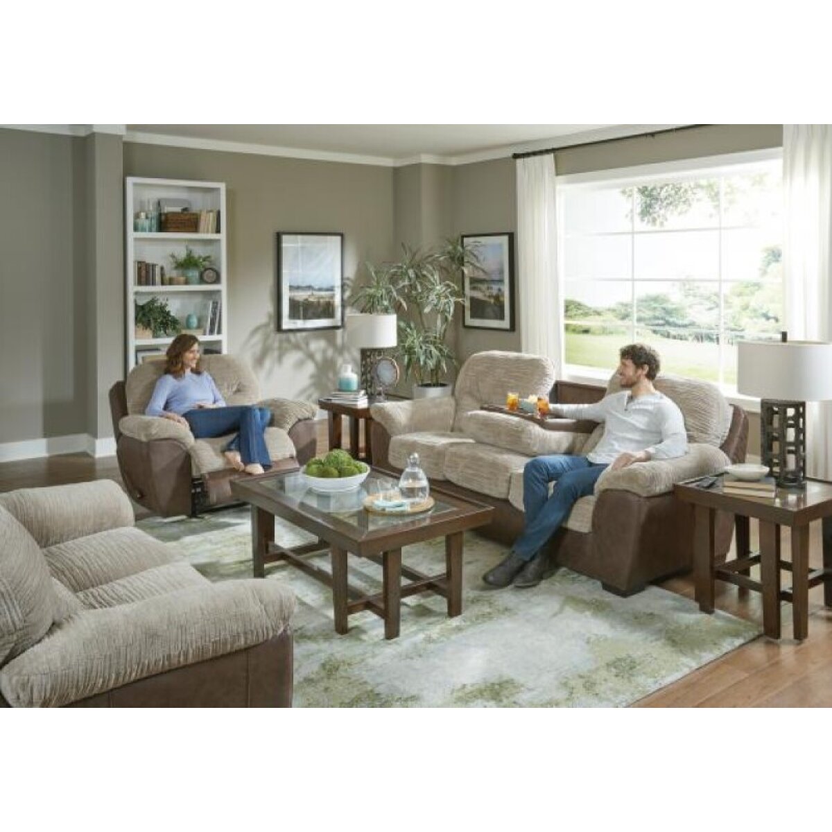1c00a5df090dcaca94c716f217dc3bf3 McMahon 5455 Gliding Loveseat - Image 1