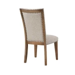 Riverdale Trestle Table With 4 Upholstered Side Chairs - Image 5