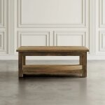Reclamation Salvaged Wood Rectangle Coffee Table - Image 5