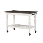 Joanna Two Tone Kitchen Cart - Image 3