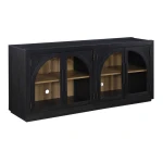 Magnolia Cathedral Doored Server, Black - Image 5