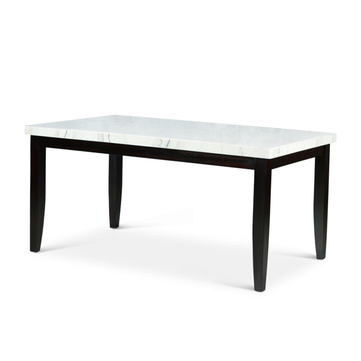 Westby White Marble Top Dining Table – Doughty's Furniture & Mattress ...