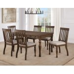 Joanna 6-piece Dining Set, Brown - Image 22