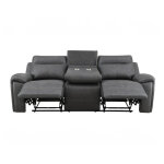 Gaston Sofa, Manual Reclining, Drop-down Console - Image 5