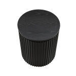 Colvin, 18″ Round End Table, Black - Image 5
