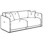 2116-45 Chair and a Half