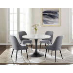 Colfax Side Chair Charcoal - Image 4