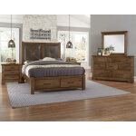Cool Rustic Dresser - 7 Drwr - Image 8