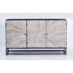 Astral Plains 3 Door Accent Cabinet