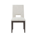 Evan 5-piece 78-96-inch Dining Set With 4 Eggshell Linen-look Side Chairs - Image 7