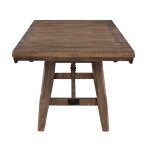 Riverdale Trestle Table With 4 Upholstered Side Chairs - Image 14