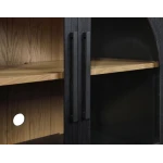 Magnolia Cathedral Doored Server, Black - Image 6
