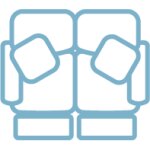 Bedford Park POWER HEADREST LOVESEAT W/ PILLOWS - Image 3