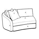 2239-07 LHF Loveseat