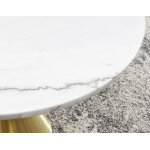 Conrad 48″ Round White Marble Top - Image 4