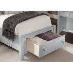 Bonanza TWIN UPHOLSTERED STORAGE BED 3/3 - LINEN - Image 4