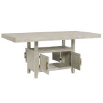 Garland 60-80″ Counter Table With 20″ Leaf, Greige Finish - Image 10