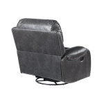 Keily Recliner, Manual Swivel, Glider, Grey - Image 6