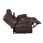 Stetson Manual Reclining Console Loveseat - Image 11