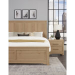 Crafted Cherry By Ben & Erin Napier King Six Panel Bed - Image 5