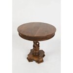 Gwen Handcrafted Pedestal Table - Image 5