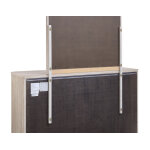 Henry Reeded 42″ Mirror, Tan Finish - Image 11