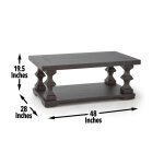 Dory, Cocktail Table, Castered - Image 4