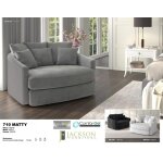 Matty 710 Round Accent Cuddle Chaise - Image 6