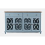 Aurora Hills 4 Door Accent Cabinet