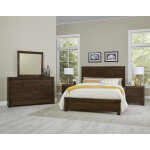 Crafted Cherry By Ben & Erin Napier Cal King Plank Bed - Image 3