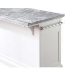 Zermatt Gray Marble Kitchen Island Top - Image 5
