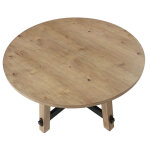 Aubrey 5-piece 54″ Round Dining Table Set, Driftwood - Image 8