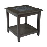 Grey Mosaic End Table - Image 3