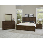 Crafted Cherry By Ben & Erin Napier Cal King Six Panel Bed - Image 3